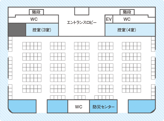 レイアウトプラン Fukuoka Convention Center マリンメッセ福岡b館